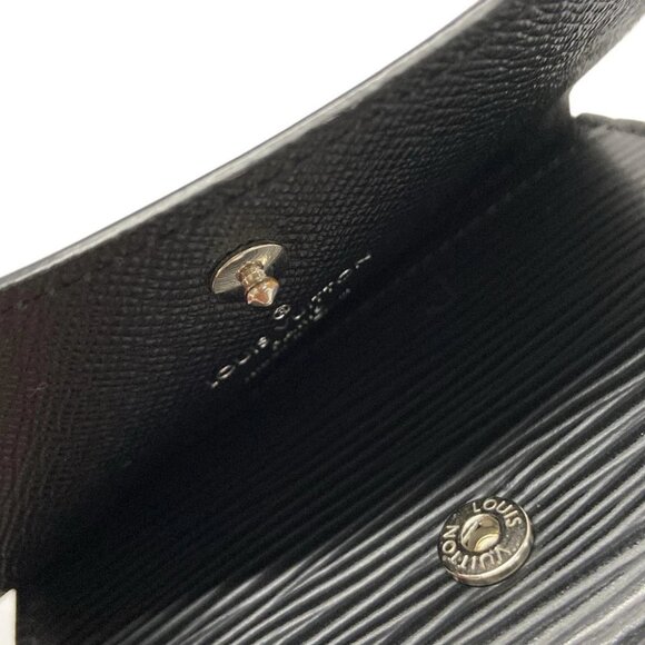 LOUIS VUITTON Enveloppe Carte de Visite Noir Epi - Picture 9 of 10